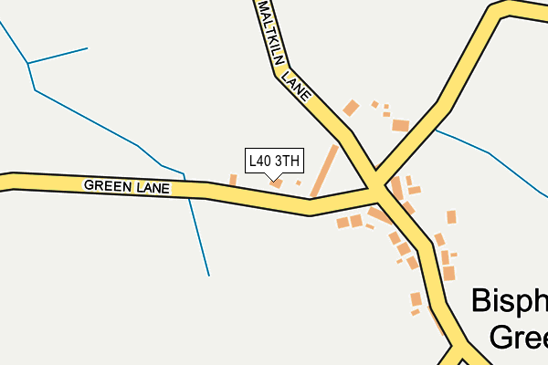 L40 3TH map - OS OpenMap – Local (Ordnance Survey)