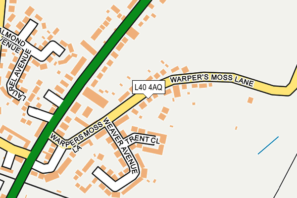 L40 4AQ map - OS OpenMap – Local (Ordnance Survey)
