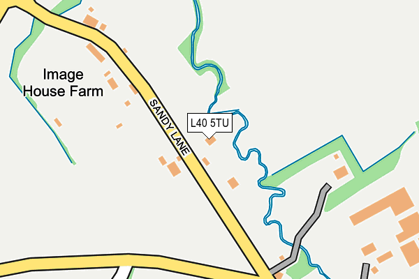 L40 5TU map - OS OpenMap – Local (Ordnance Survey)