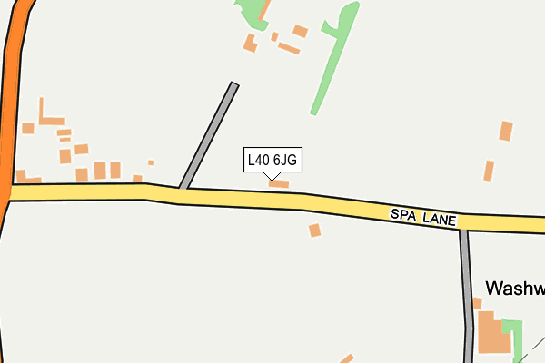 L40 6JG map - OS OpenMap – Local (Ordnance Survey)