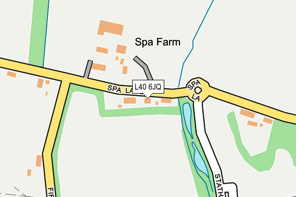 L40 6JQ map - OS OpenMap – Local (Ordnance Survey)