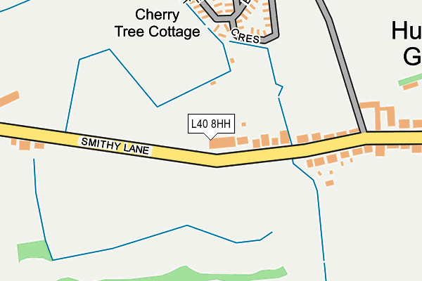 L40 8HH map - OS OpenMap – Local (Ordnance Survey)
