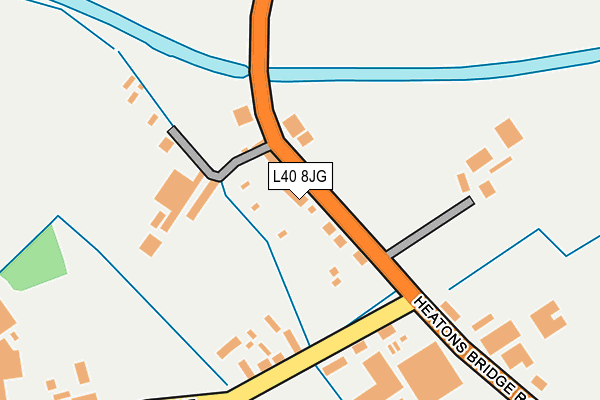 L40 8JG map - OS OpenMap – Local (Ordnance Survey)