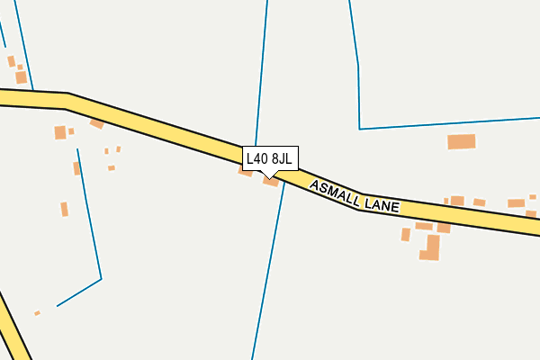 L40 8JL map - OS OpenMap – Local (Ordnance Survey)