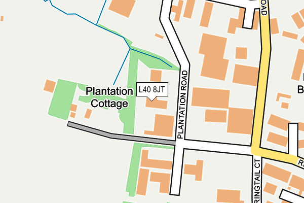 L40 8JT map - OS OpenMap – Local (Ordnance Survey)