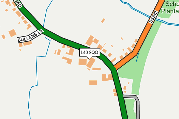 L40 9QQ map - OS OpenMap – Local (Ordnance Survey)