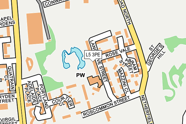 L5 3PE map - OS OpenMap – Local (Ordnance Survey)