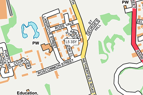 L5 3SY map - OS OpenMap – Local (Ordnance Survey)