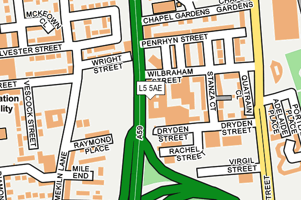 L5 5AE map - OS OpenMap – Local (Ordnance Survey)