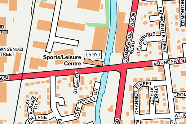 L5 9YJ map - OS OpenMap – Local (Ordnance Survey)