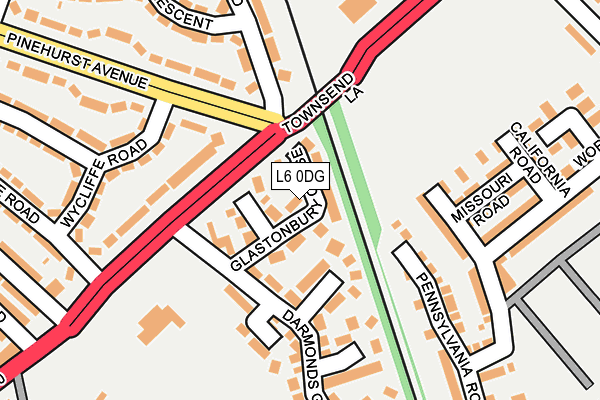 L6 0DG map - OS OpenMap – Local (Ordnance Survey)