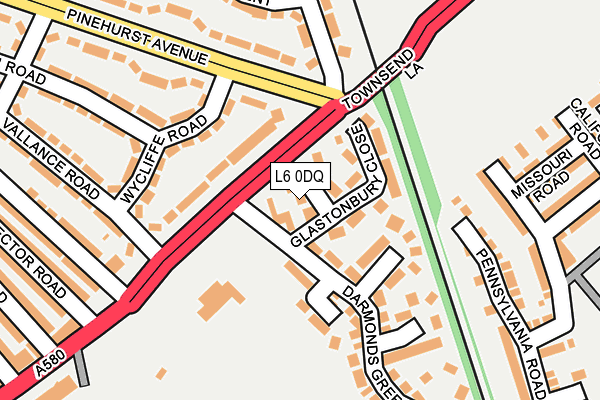 L6 0DQ map - OS OpenMap – Local (Ordnance Survey)