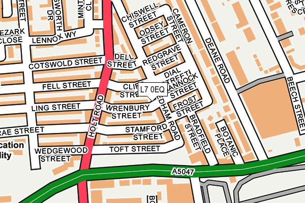 L7 0EQ map - OS OpenMap – Local (Ordnance Survey)