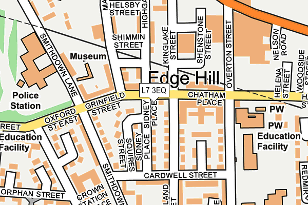 L7 3EQ map - OS OpenMap – Local (Ordnance Survey)
