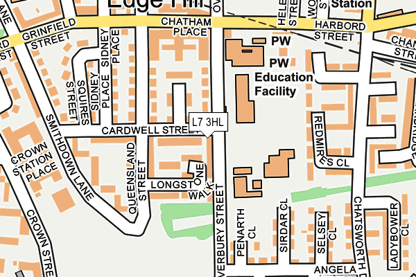 L7 3HL map - OS OpenMap – Local (Ordnance Survey)