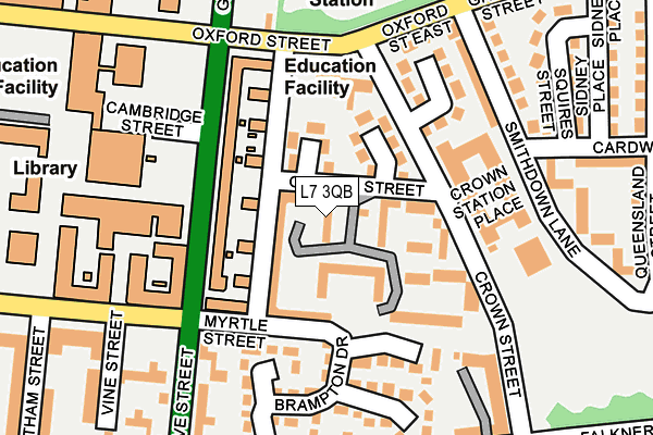 L7 3QB map - OS OpenMap – Local (Ordnance Survey)
