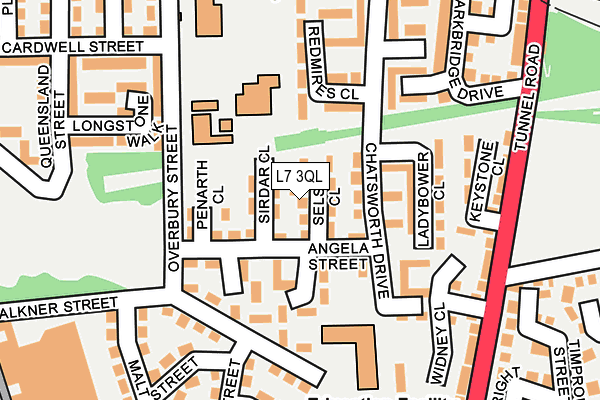 L7 3QL map - OS OpenMap – Local (Ordnance Survey)