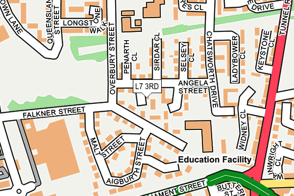 L7 3RD map - OS OpenMap – Local (Ordnance Survey)