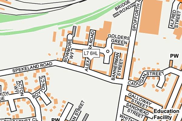 L7 6HL map - OS OpenMap – Local (Ordnance Survey)