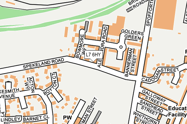 L7 6HY map - OS OpenMap – Local (Ordnance Survey)