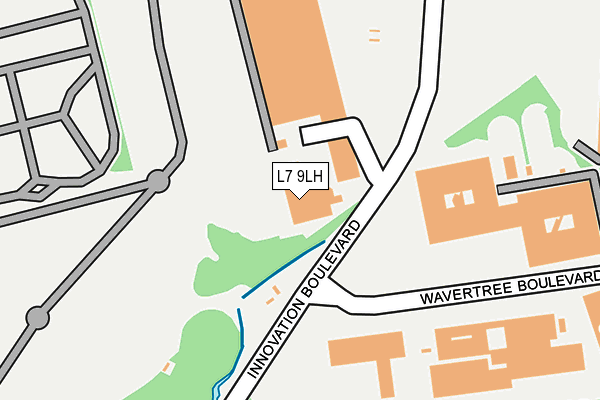L7 9LH map - OS OpenMap – Local (Ordnance Survey)