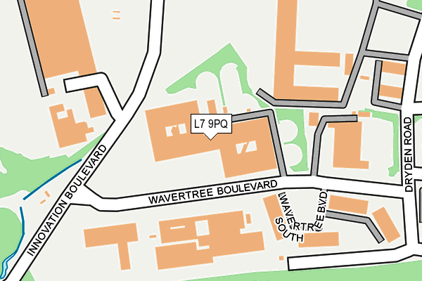 L7 9PQ map - OS OpenMap – Local (Ordnance Survey)