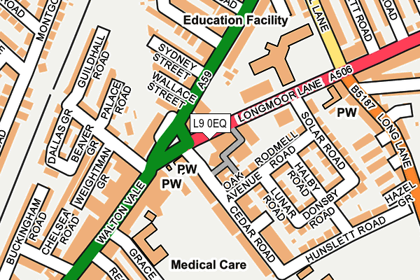 L9 0EQ map - OS OpenMap – Local (Ordnance Survey)