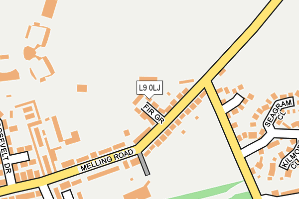 L9 0LJ map - OS OpenMap – Local (Ordnance Survey)