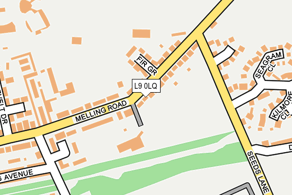 L9 0LQ map - OS OpenMap – Local (Ordnance Survey)