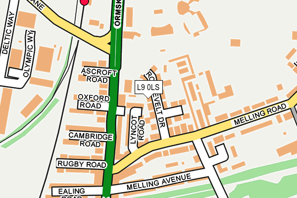 L9 0LS map - OS OpenMap – Local (Ordnance Survey)