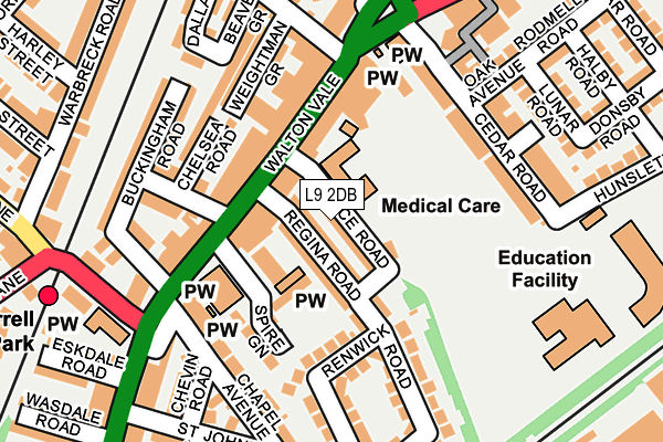 L9 2DB map - OS OpenMap – Local (Ordnance Survey)