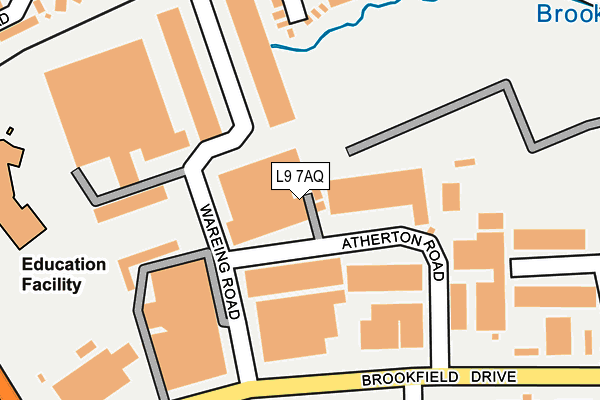 L9 7AQ map - OS OpenMap – Local (Ordnance Survey)