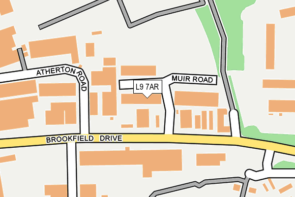 L9 7AR map - OS OpenMap – Local (Ordnance Survey)