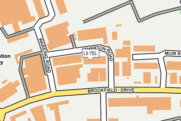 L9 7EL map - OS OpenMap – Local (Ordnance Survey)