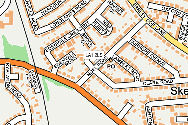 Map of LANCASTER STORES LP LTD at local scale