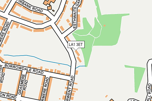 LA1 3ET map - OS OpenMap – Local (Ordnance Survey)
