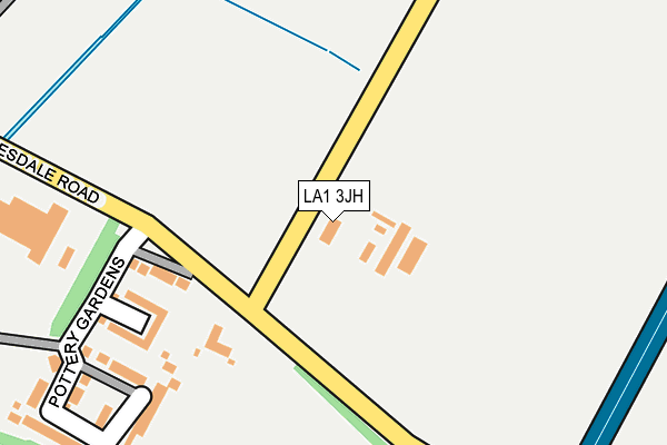 LA1 3JH map - OS OpenMap – Local (Ordnance Survey)
