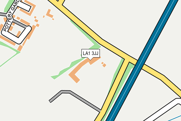 LA1 3JJ map - OS OpenMap – Local (Ordnance Survey)