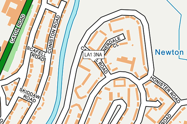 LA1 3NA map - OS OpenMap – Local (Ordnance Survey)