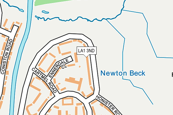 LA1 3ND map - OS OpenMap – Local (Ordnance Survey)