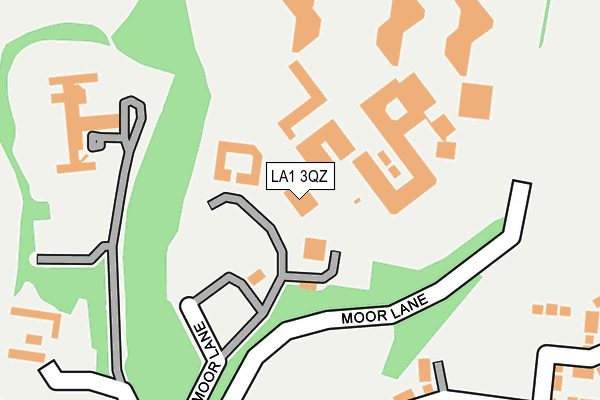 LA1 3QZ map - OS OpenMap – Local (Ordnance Survey)