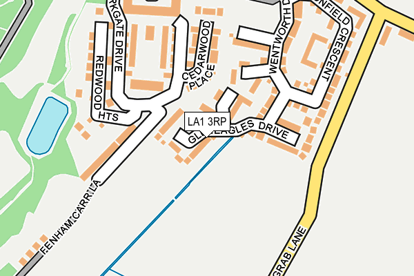 LA1 3RP map - OS OpenMap – Local (Ordnance Survey)