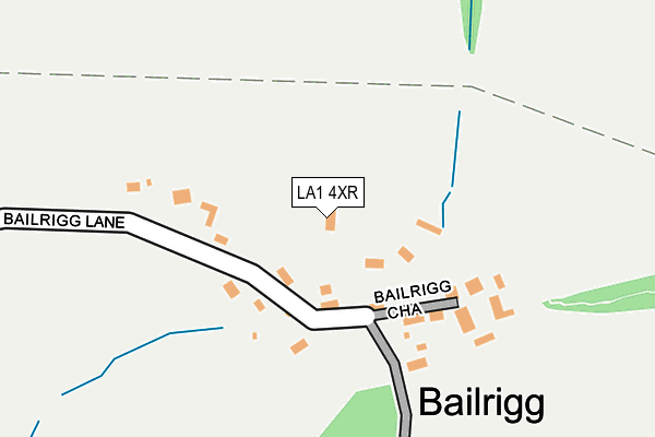 LA1 4XR map - OS OpenMap – Local (Ordnance Survey)