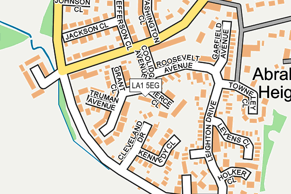 LA1 5EG map - OS OpenMap – Local (Ordnance Survey)