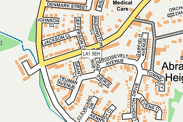 LA1 5EH map - OS OpenMap – Local (Ordnance Survey)