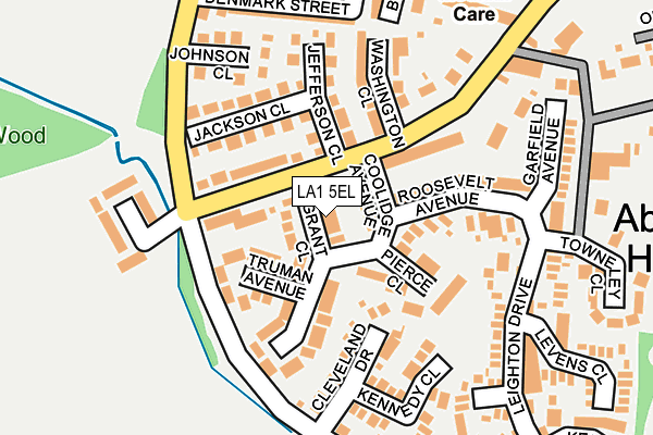 LA1 5EL map - OS OpenMap – Local (Ordnance Survey)