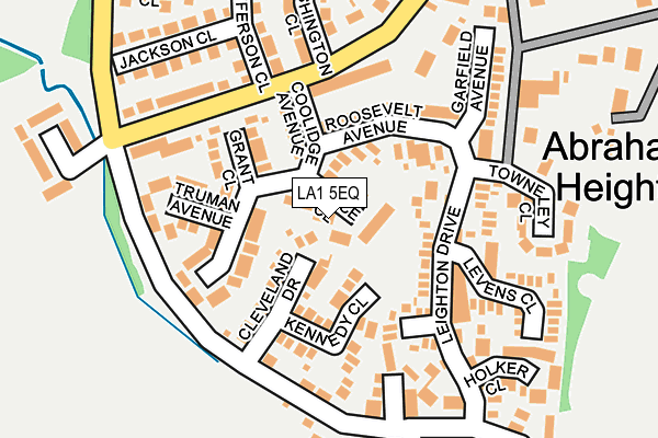 LA1 5EQ map - OS OpenMap – Local (Ordnance Survey)