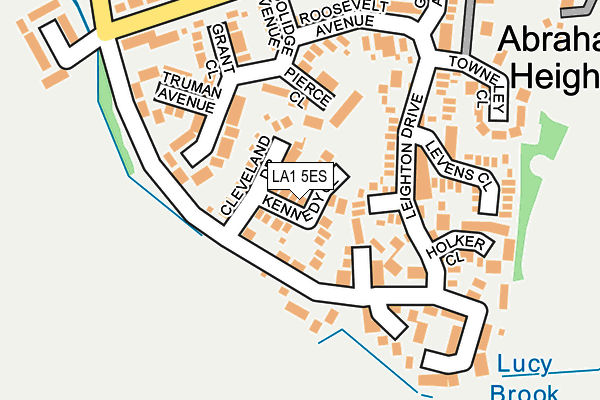 LA1 5ES map - OS OpenMap – Local (Ordnance Survey)