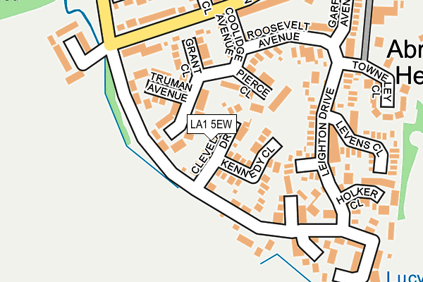 LA1 5EW map - OS OpenMap – Local (Ordnance Survey)