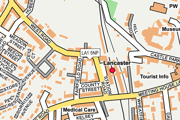 LA1 5NP map - OS OpenMap – Local (Ordnance Survey)
